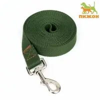 Поводок брезентовый, 3 м &times; 2.5 см, хаки