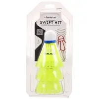 Набор воланов для бадминтона ONLYTOP SWIFT HIT, 3 шт., нейлон, жёлтый