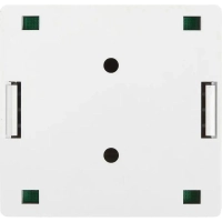 Розетка настенная TWT TWT-SM2-4545-WH 2 порта RJ-45 кат. 5е, UTP, белая