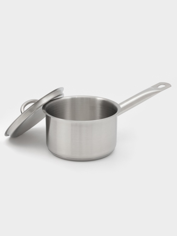 Ковш 1,3 л, d=14, h=8,5 см, с крышкой, толщина стенки 0,8 мм, индукция Ковш 1,3 л, d=14, h=8,5 см, с крышкой, толщина стенки 0,8 мм, индукция