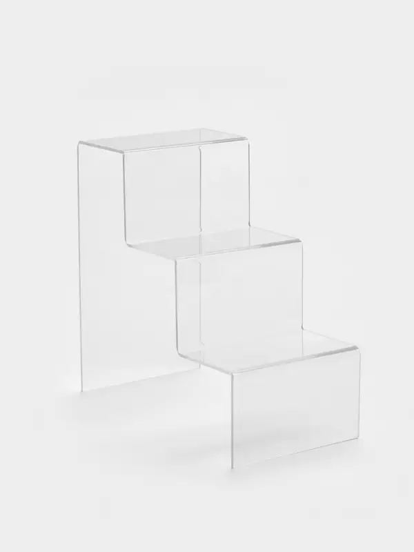 Подставка горка 3 ступеньки, 12&times;21&times;21 см, оргстекло 3 мм