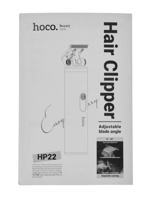 Машинка для волос Hoco HP22, черная Машинка для волос Hoco HP22, черная