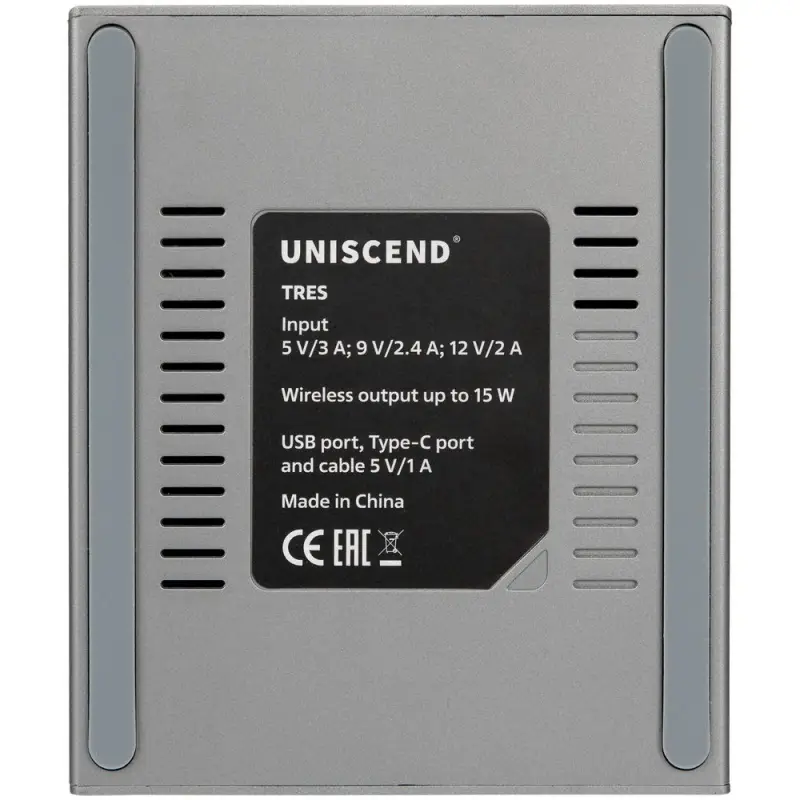 Зарядная станция Tres, серая Зарядная станция Tres, серая