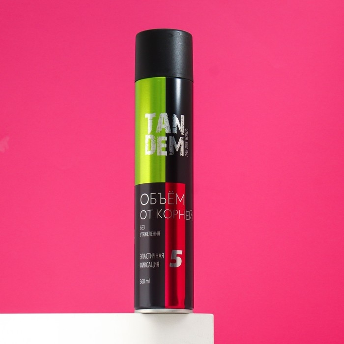 Лак TANDEM Лак TANDEM "объем от корней", сильная фиксация, 360 мл