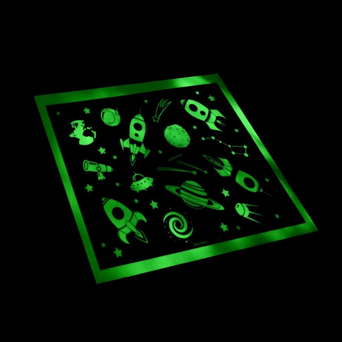 Набор для рисования светом «Космос», ручка с фонариком и невидимыми чернилами Набор для рисования светом «Космос», ручка с фонариком и невидимыми чернилами