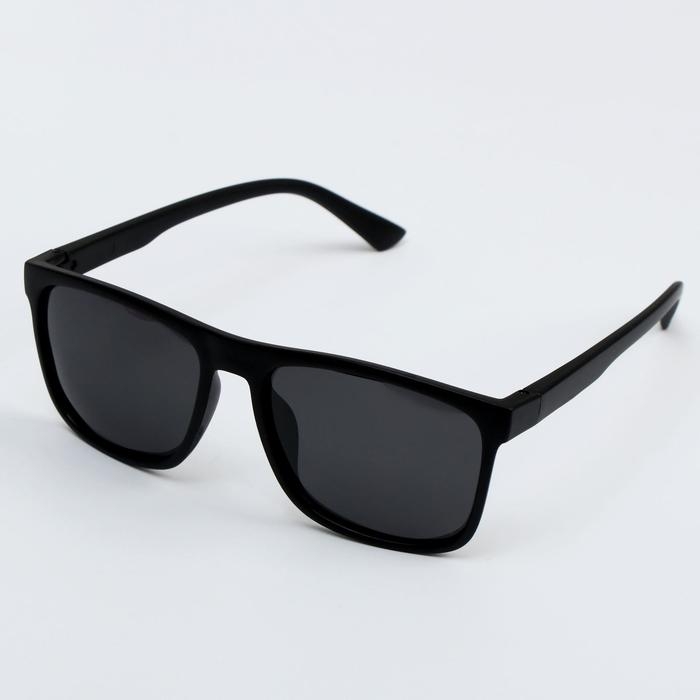 Очки солнцезащитные OneSun, UV 400, дужка 14.5 см, ширина 14 см, линза 5×6 см, чёрные Очки солнцезащитные OneSun, UV 400, дужка 14.5 см, ширина 14 см, линза 5×6 см, чёрные