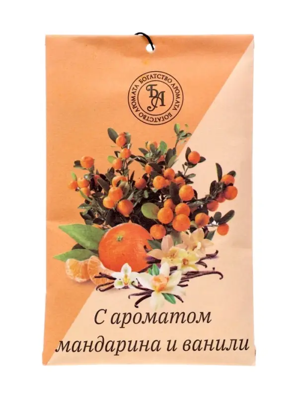 Аромасаше &laquo;Мандарин и ваниль&raquo;, 10 г, &laquo;Богатство Аромата&raquo;