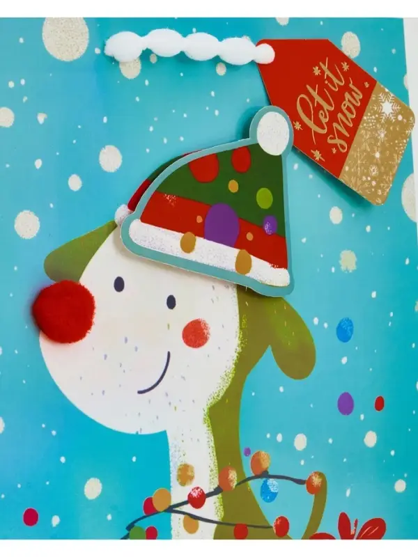 Набор подарочных  пакетов &laquo;Новый год&raquo;, 3 шт,  25,4 &times; 30,5 &times; 12,7 см