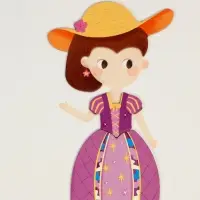 Магнитный набор "Маленькая принцесса" Магнитный набор "Маленькая принцесса"