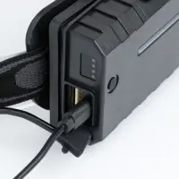 Фонарь налобный аккумуляторный, 50 Вт, 1000 Лм, 6000 мАч, LED P70, 5 режимов, от USB