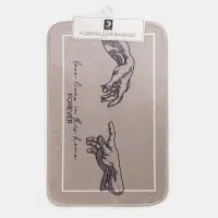 Коврик для ванной &laquo;Этель&raquo; Forever, 80&times;50 см, велюр