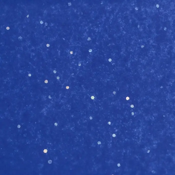 Бумага упаковочная тишью, &laquo;Конфетти&raquo;, синяя, 50&times;66 см