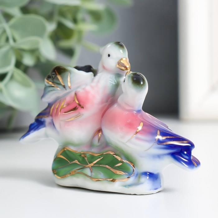 Сувенир керамика Сувенир керамика "Уточки-мандаринки" цветные 7,5х6х3.5 см