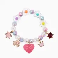 Браслет детский &laquo;Выбражулька. Принцесса с цветами&raquo;, d=5.5 см, разноцветный в золоте