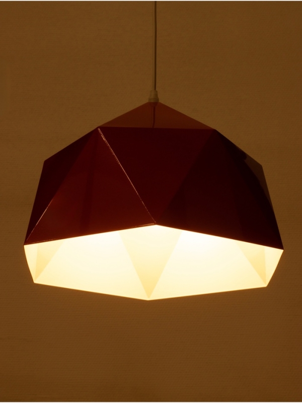 Светильник Edward 1х40Вт Е27 пр-1м красный 38х38х25см Светильник Edward 1х40Вт Е27 пр-1м красный 38х38х25см