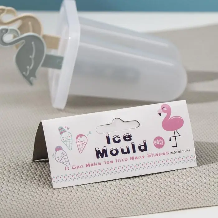 Форма для мороженого «Фламинго», 7,5×6×15 см, 2 ячейки, цвет МИКС Форма для мороженого «Фламинго», 7,5×6×15 см, 2 ячейки, цвет МИКС