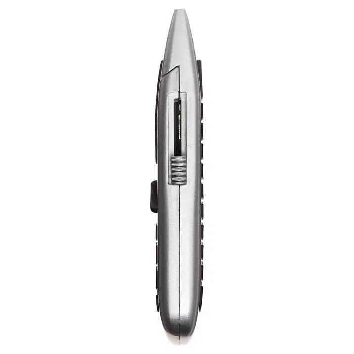 Нож универсальный трапециевидный 19 мм, фиксатор, корпус металл, Zinc-alloy, TOP
