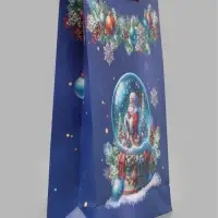 Пакет подарочный &laquo;Новогодний снежный шар&raquo;, 33&times;10&times;42.5 см