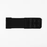 Застёжка-удлинитель для бюстгальтера TEIRA, 3 ряда 2 крючка, с резинкой, 10.5&times;3.2 см, набор 3 шт.