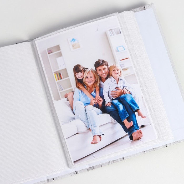 Фотоальбом на 100 фото 10х15 см "Сердца и доски" МИКС 16,5х13х4,8 см