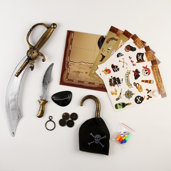 Карнавальный набор  Карнавальный набор "В поисках клада" с игрой бродилкой