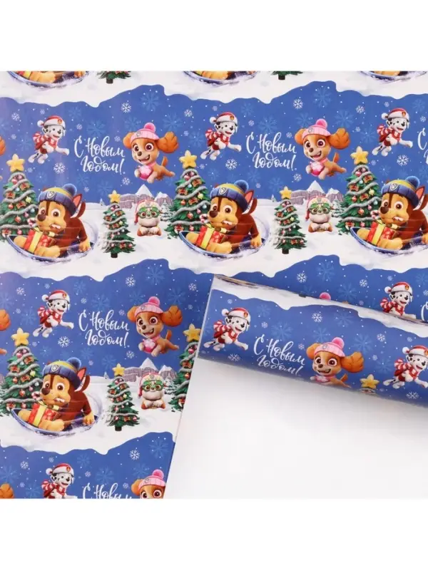 Упаковочная бумага &laquo;Пёсики&raquo; 70&times;100 см