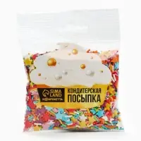 Кондитерская посыпка для куличей «Светлой Пасхи»: голубая, розовая, зеленая, оранжевая, жёлтая, красная, 50 г. Кондитерская посыпка для куличей «Светлой Пасхи»: голубая, розовая, зеленая, оранжевая, жёлтая, красная, 50 г.