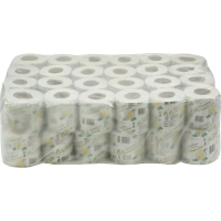 Бумага туалетная ОСТРОВСКАЯ Ромашка 1сл втулка серая 26м 48рул/уп