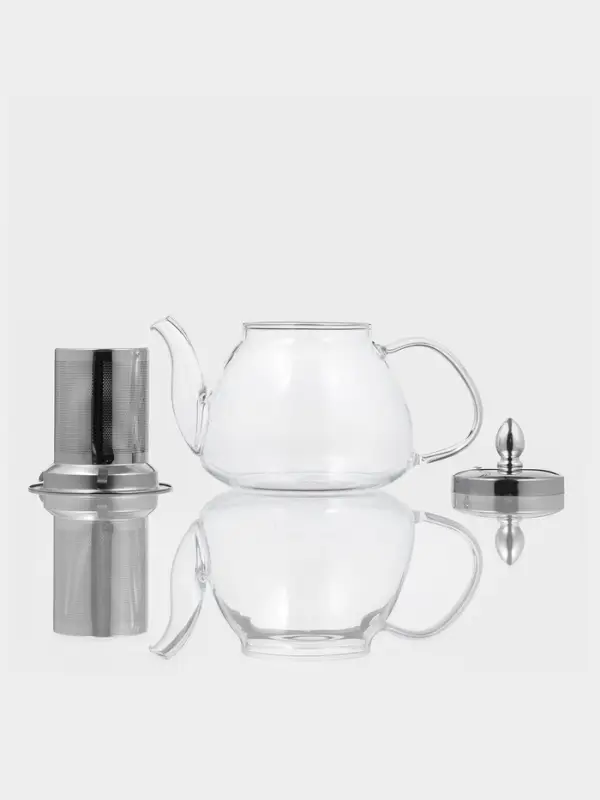 Чайник заварочный Magistro &laquo;Жак&raquo;, 700 мл, 19&times;12&times;12 см, с металлическим ситом, стекло, прозрачный