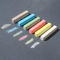 Мелки цветные школьные, 12 штук, &laquo;Синий трактор&raquo;