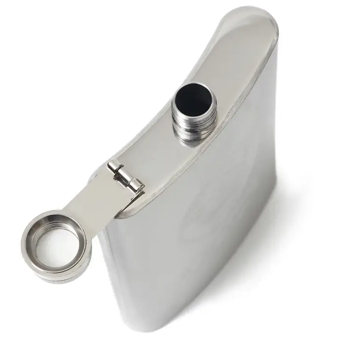 Фляжка &laquo;Герб СССР&raquo;, 240 мл, хром