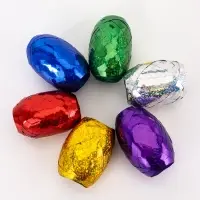 Лента упаковочная голографическая, для воздушных шаров и подарков, ассорти, набор 6 шт., 0.5 см &times; 10 м