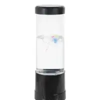 Лава - лампа RISALUX &laquo;Медузы&raquo;, подсветка, RGB, USB, 3-5 Вт, чёрная, 9&times;9&times;25.5 см