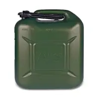Канистра топливная пластик.20л. (тёмн.зелён.) AVS TPK-Z 20