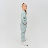 Комбинезон для девочки MINAKU: Casual collection KIDS цвет мятный, рост 158