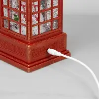 Светодиодная фигура &laquo;Дед Мороз и олень&raquo; 9&times;20&times;8 см, пластик, от батареек ААх3, USB, свечение тёплое белое
