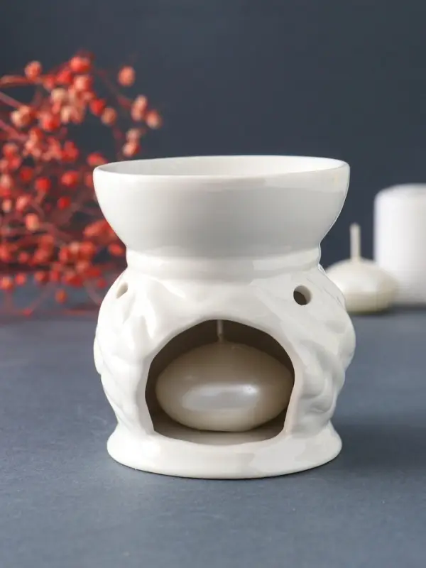 Аромалампа для эфирных масел &laquo;Золотая бабочка&raquo;, керамика, 9&times;7.5&times;7.5 см