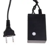 Гирлянда &laquo;Водопад&raquo; 2&times;1.5 м, IP44, тёмная нить, 400 LED, свечение бело-синее, 8 режимов, 220 В