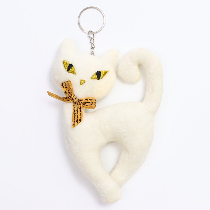 Мягкая игрушка &laquo;Кошечка&raquo;, на брелоке, 16 см, цвета МИКС
