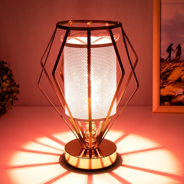 Аромасветильник сенсорный Аромасветильник сенсорный "Этно" G9 40Вт золото 19х19х26 см RISALUX