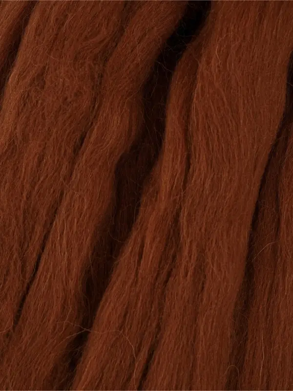 Шерсть для валяния 100 г, цвет т.золото 219