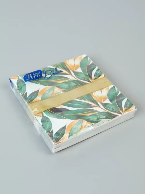 Салфетки бумажные трёхслойные «Малахит», 33х33, 20 шт Салфетки бумажные трёхслойные «Малахит», 33х33, 20 шт