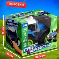 Трактор-перёвертыш &laquo;Хозяин фермы&raquo;, работает от батареек, цвет синий