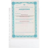 Файл-вкладыш А4 35 мкм Выбор есть Элементари, гладкий, с перф., 100шт/уп