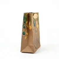 Набор крафтовых пакетов &laquo;Новогодний&raquo;, 3 шт. 12&times;15&times;5.5 см и 1 шт. 27&times;23&times;11.5 см