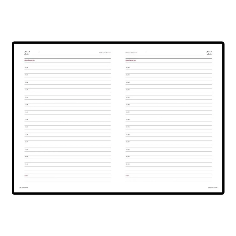 Ежедневник недатированный А5 145 х 205 мм Leader бордовый 272 стр. 3-129/07