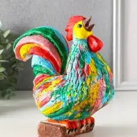 Копилка для денег «Петух», гипс, 21.5×19×11 см Копилка для денег «Петух», гипс, 21.5×19×11 см