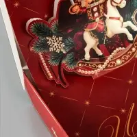 Коробка подарочная складная &laquo;Роскошный Новый год&raquo;, 26&times;26&times;8 см