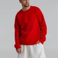Свитшот унисекс King, красный, размер 4XL