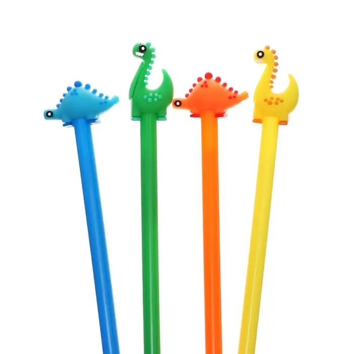 Ручка - прикол гелевая «Динозавр», синий стержень, МИКС Ручка - прикол гелевая «Динозавр», синий стержень, МИКС